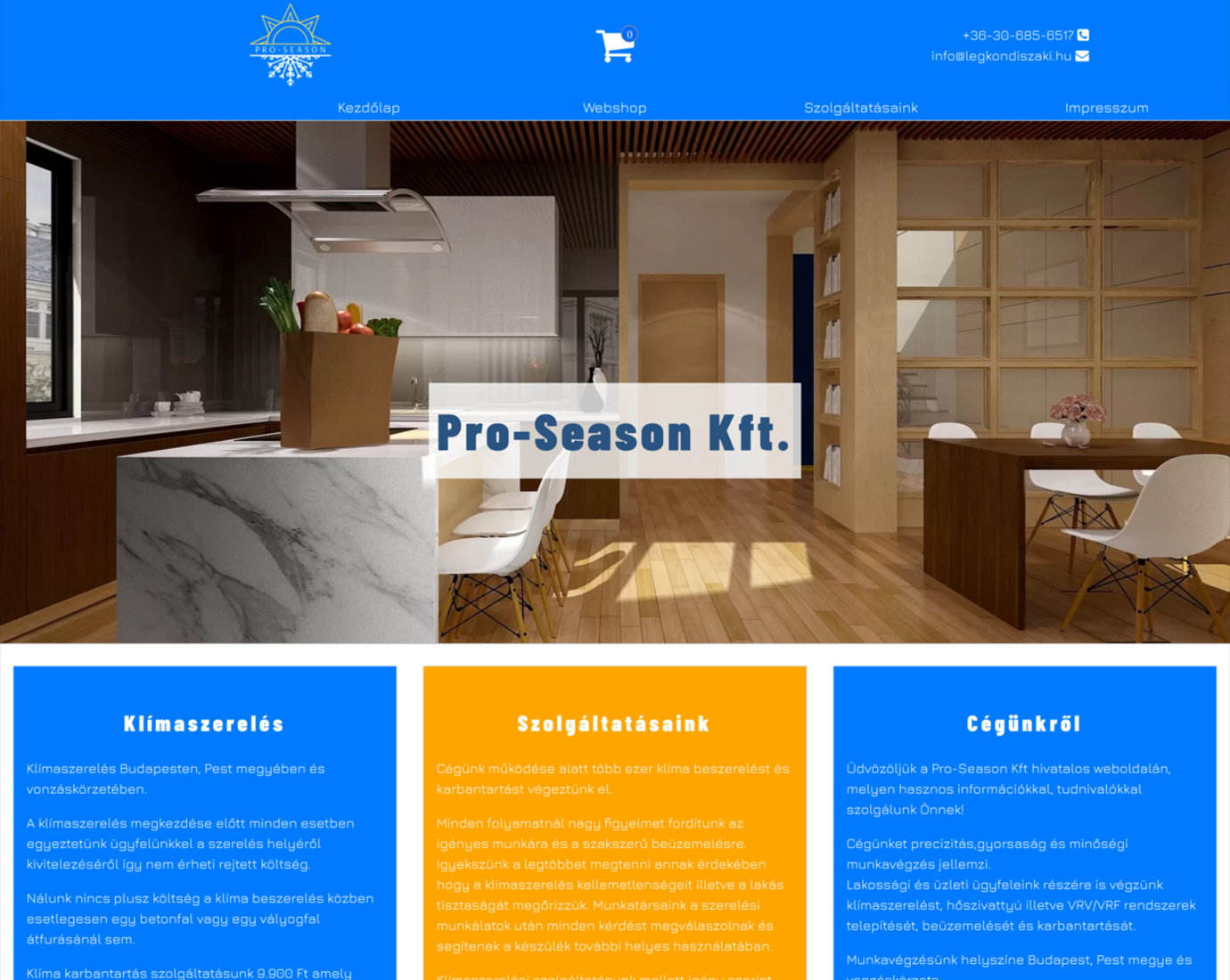 Weboldal készítés, céges honlapkészítés